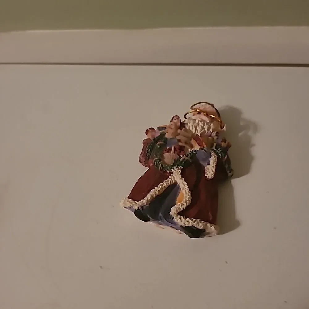 Vintage Santa Ornament #5